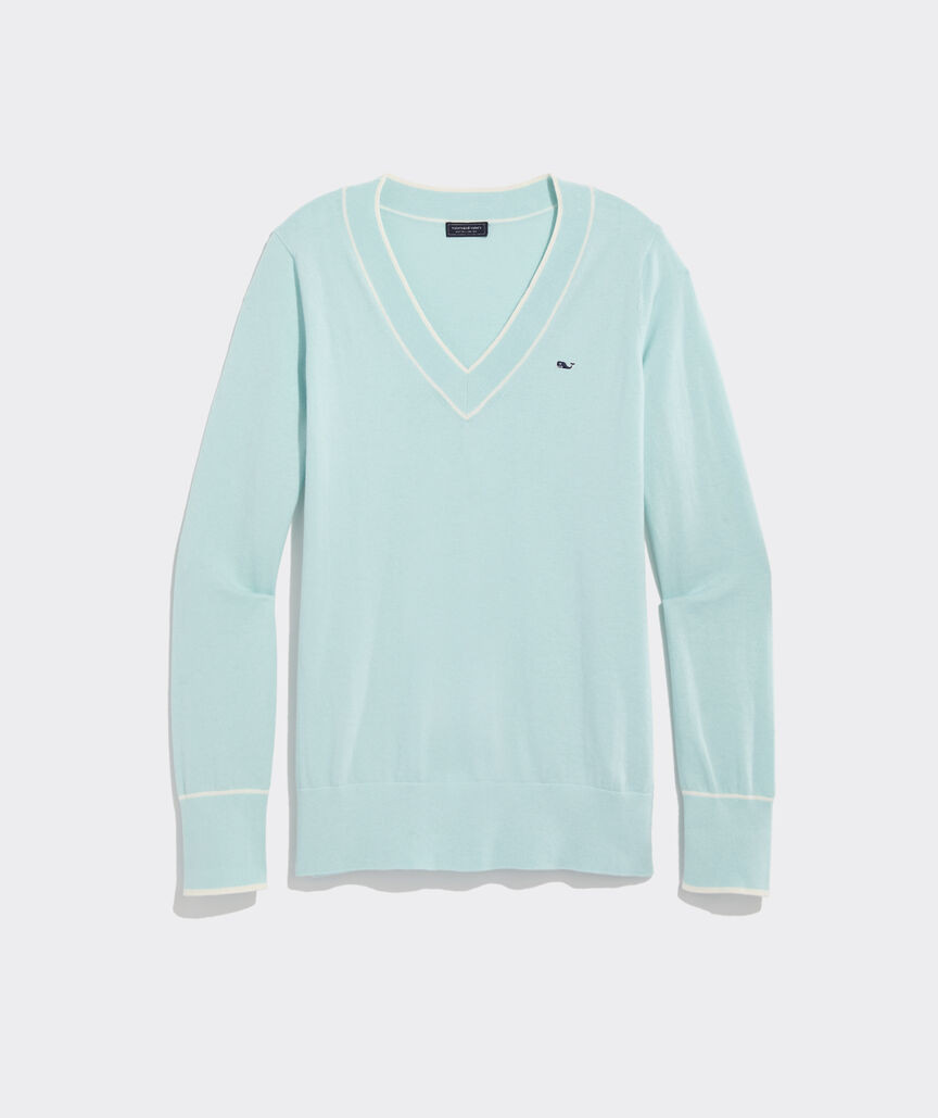 Cotton Cashmere Heritage V-Neck Sweater | vineyard vines