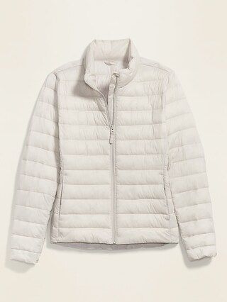 Go-H20 Water-Resistant Narrow-Channel Puffer Jacket for Women | Old Navy (US)