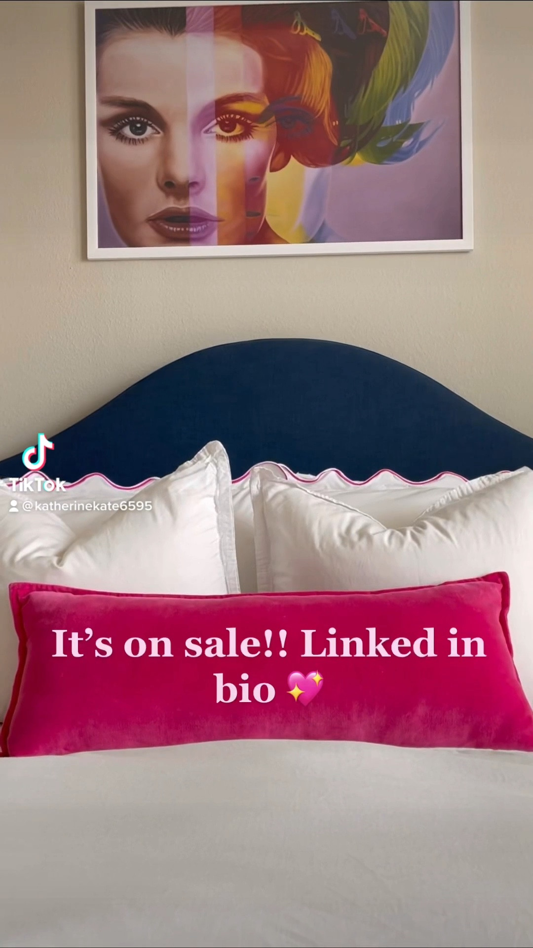 The pink velvet lumbar pillow everyone has been asking for!!!!