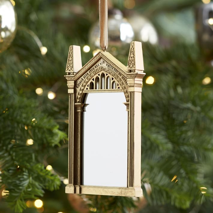 Harry Potter™ Mirror of Erised™ Antique Gold Ornament | Pottery Barn Teen