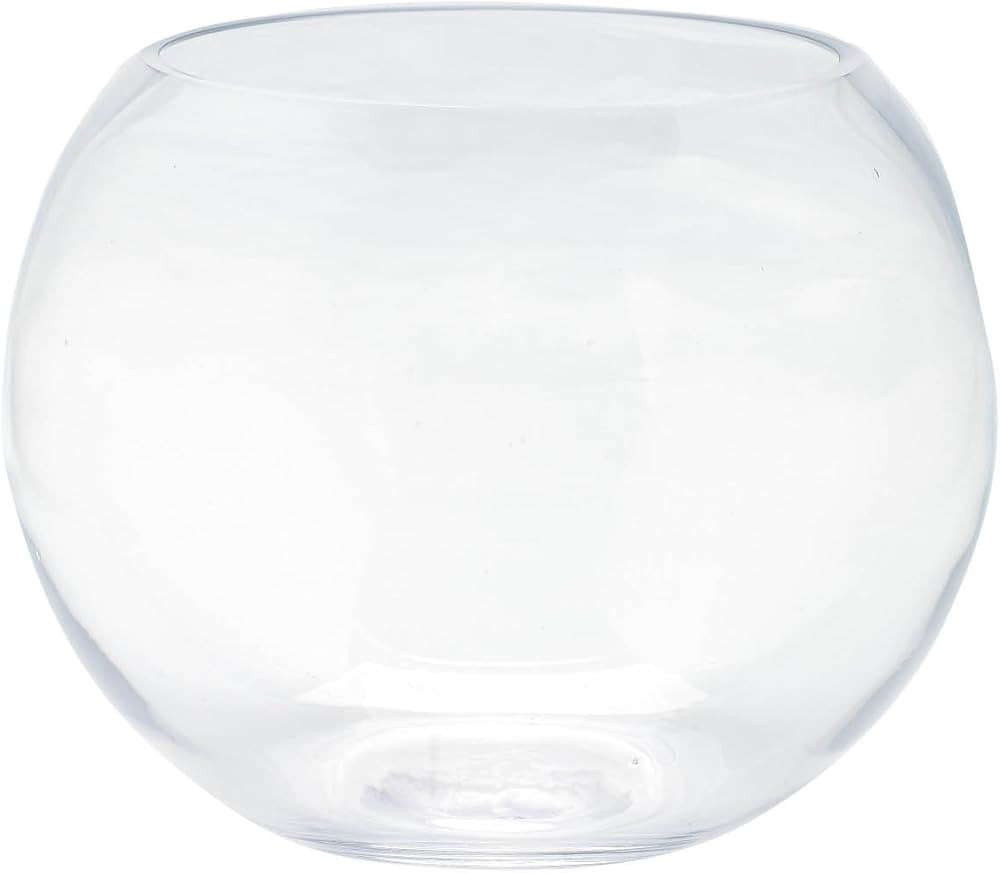 Diamond Star Glass 10" Dx9 Clear Bubble Bowl, 9" | Amazon (US)