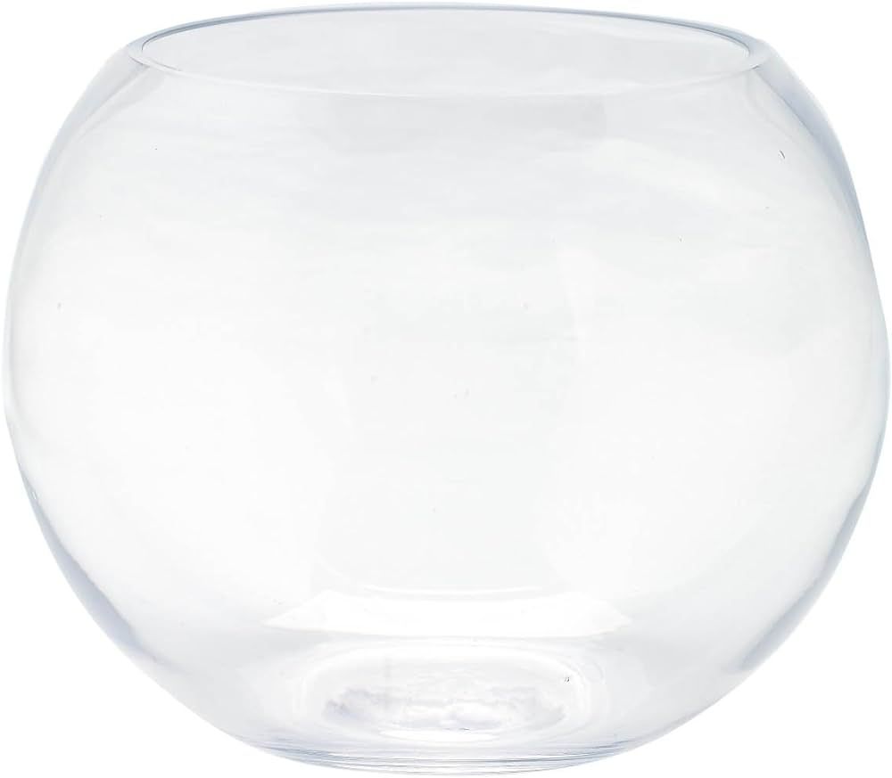 Diamond Star Glass 10" Dx9 Clear Bubble Bowl, 9" | Amazon (US)