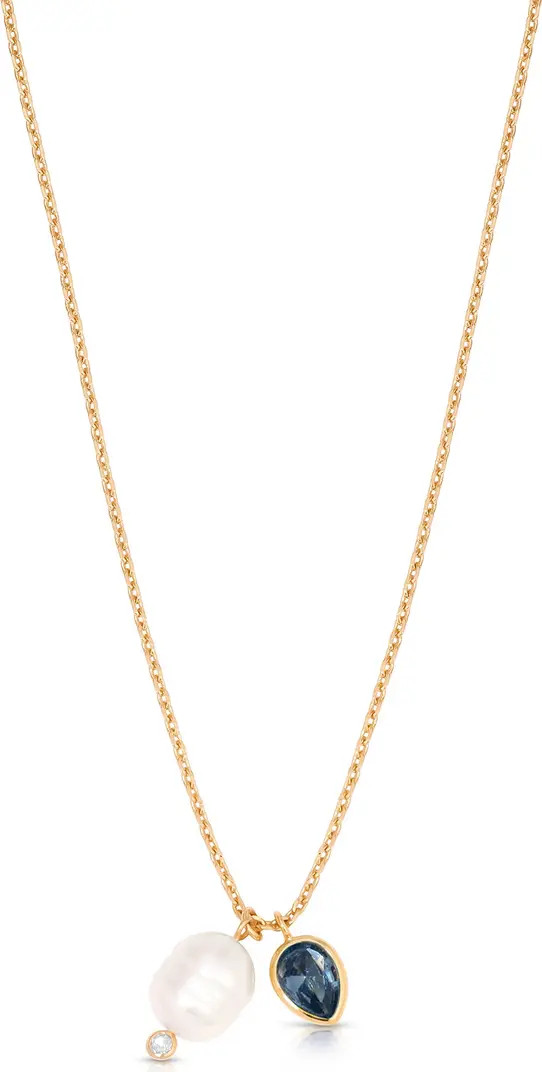Radiant Freshwater Pearl Pendant Necklace | Nordstrom
