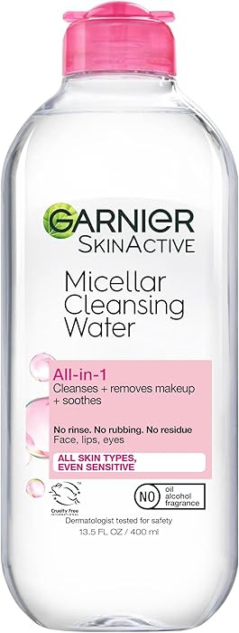 Garnier Micellar Water, Hydrating Facial Cleanser & Makeup Remover, Suitable for Sensitive Skin, ... | Amazon (US)