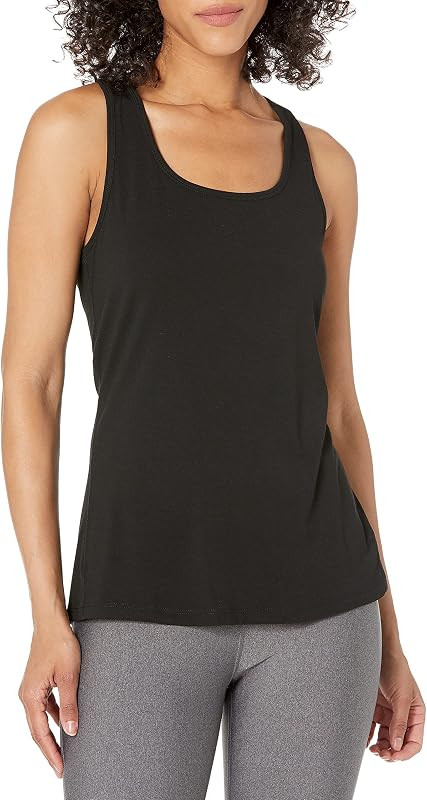 Amazon Essentials Women's Studio Relaxed-Fit Racerback Tank, Multipacks | Amazon (US)