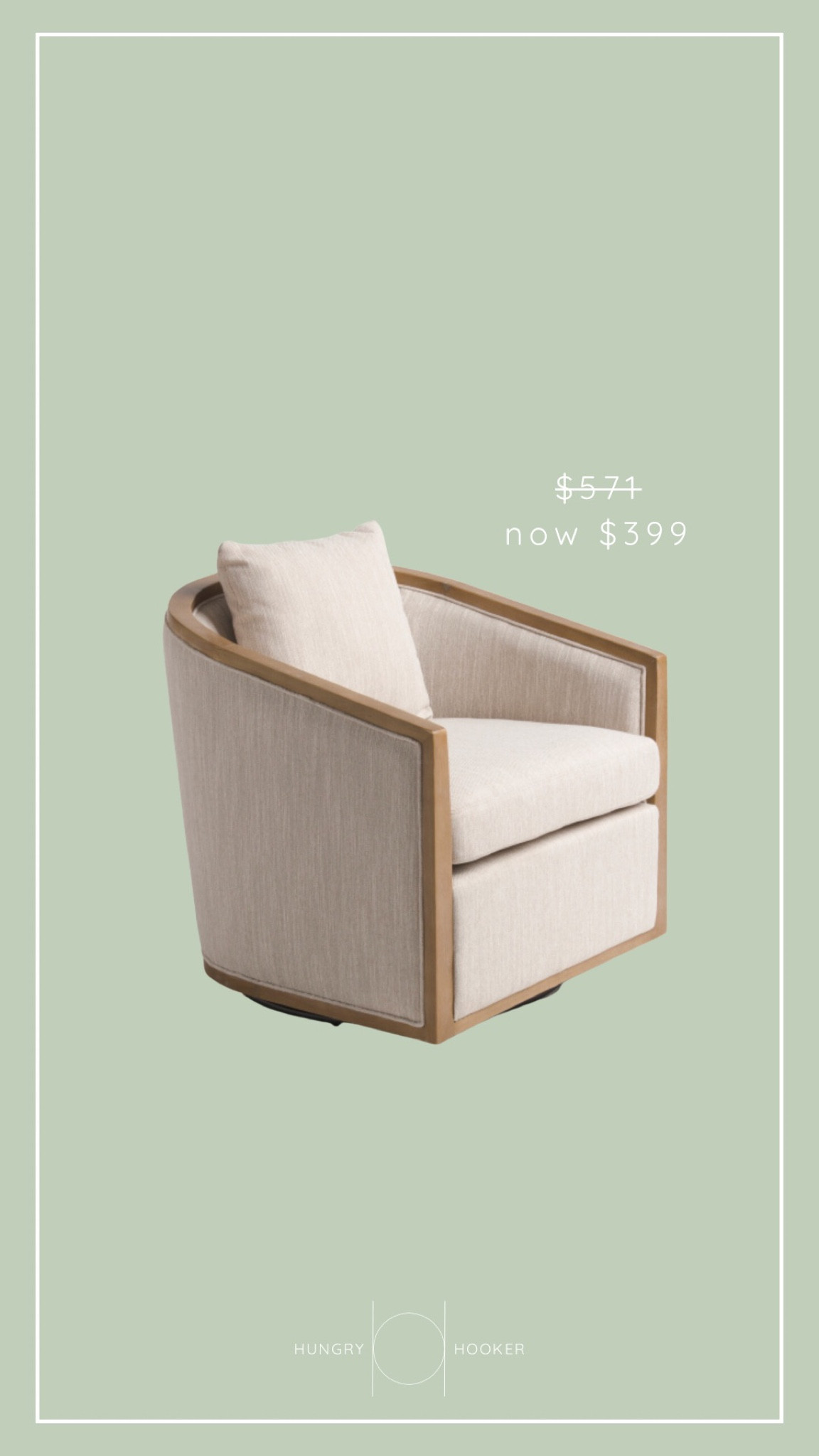 Love this budget friendly swivel chair! Now under $400  

#LTKhome #LTKFind #LTKsalealert