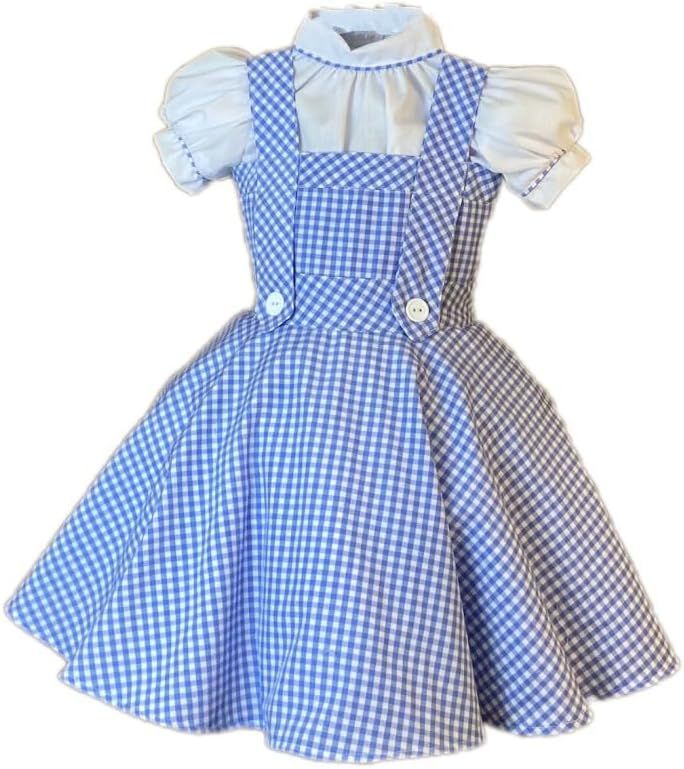 Dorothy Costume Girls Fairytale Dress Halloween Costume | Amazon (US)