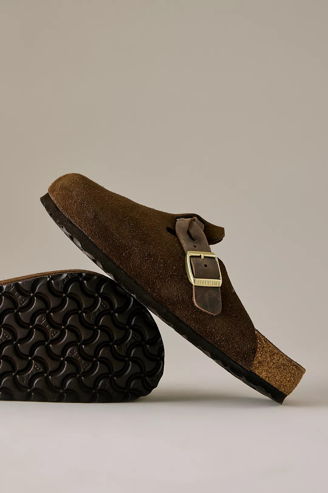 Birkenstock Boston Braided Suede Clogs | Anthropologie (UK)