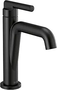 Delta Faucet Nicoli Matte Black Bathroom Faucet, Single Hole Bathroom Faucet, Single Handle Bathr... | Amazon (US)