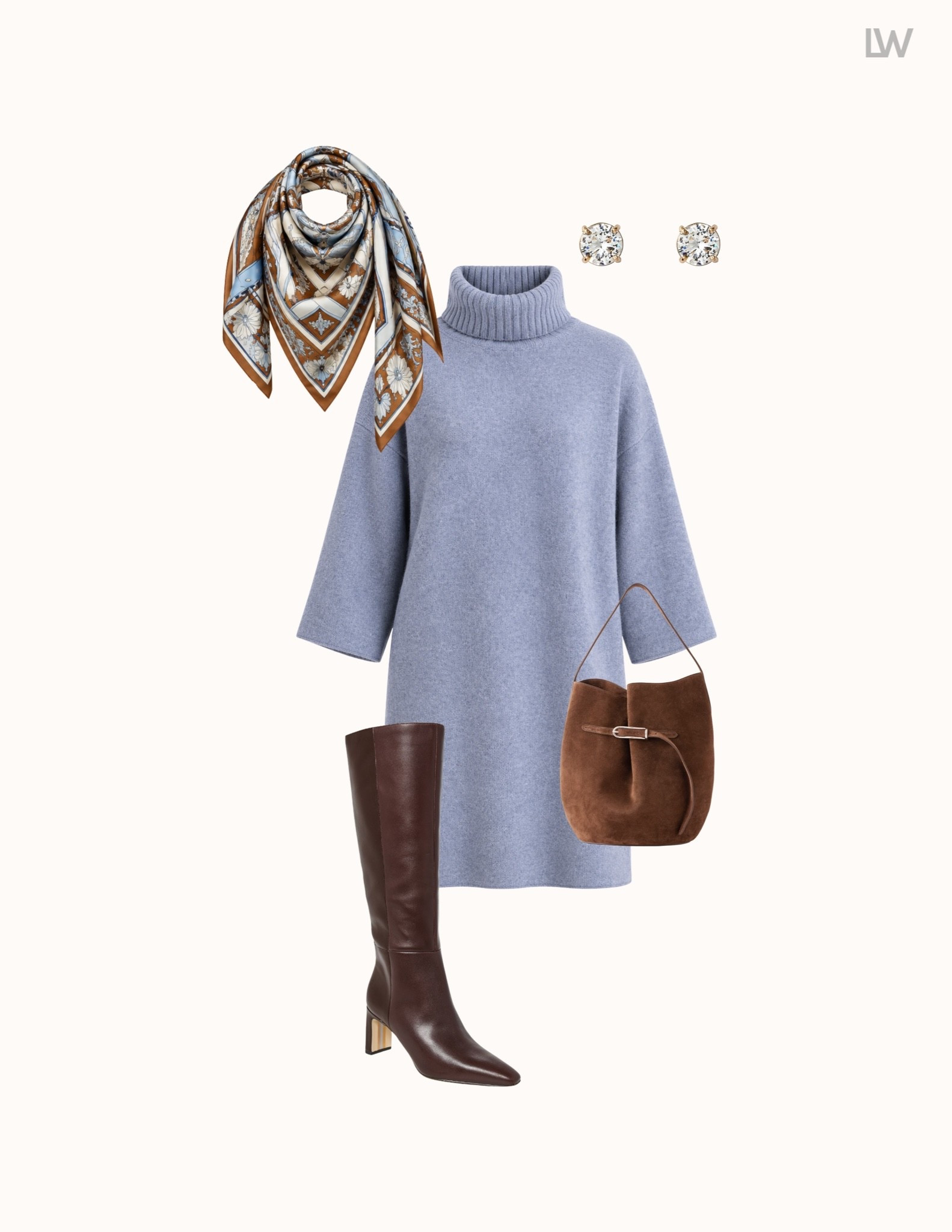 Fall capsule outfit! I wear S in top and 26 in jeans.