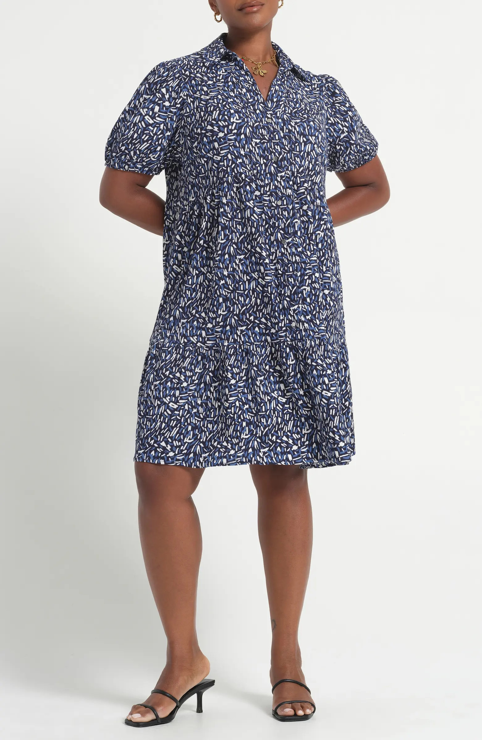 Abstract Print Jersey Dress | Nordstrom