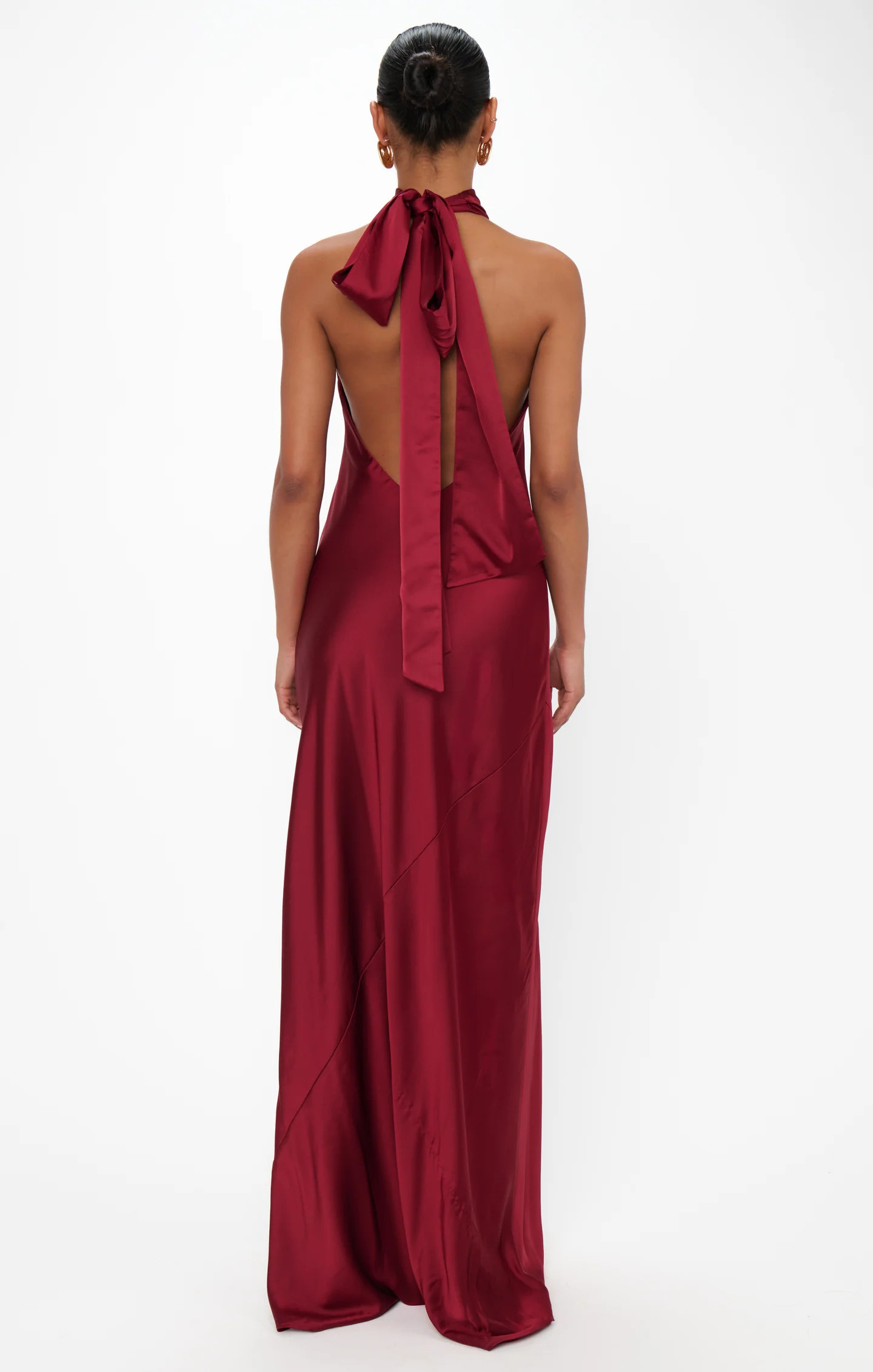 Lisa Maxi Dress ~ Borrowed Blue Luxe Satin | Show Me Your Mumu