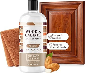 Therapy Wood Polish Bundle with Microfiber 16 oz. - Wood Furniture Polish, Best Furniture Cleaner... | Amazon (US)