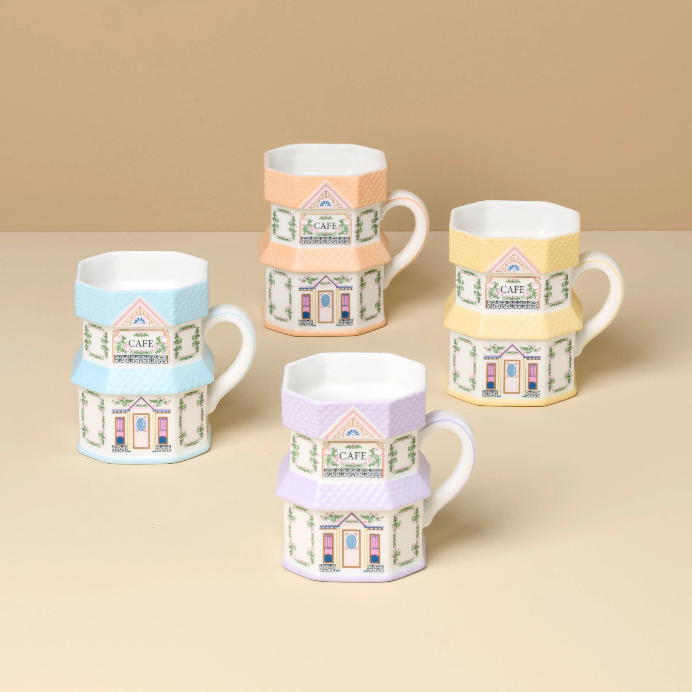 Lenox Spice Village Mugs, Set of 4 | Lenox