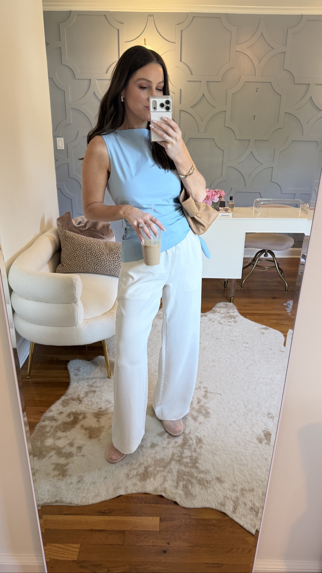 This poplin top is the most gorgeous color. I did my true size small and my true size in the pants and shoes too!

#LTKootd #LTKOver40 #LTKSeasonal