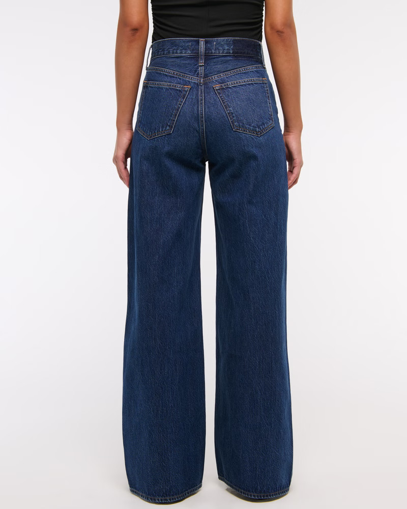 High Rise Wide Leg Jean | Abercrombie & Fitch (US)