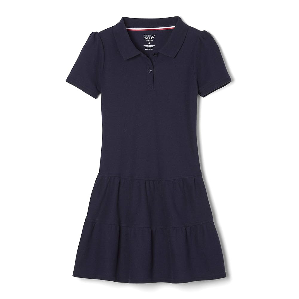 French Toast Girls' Ruffle Pique Polo Dress | Amazon (US)