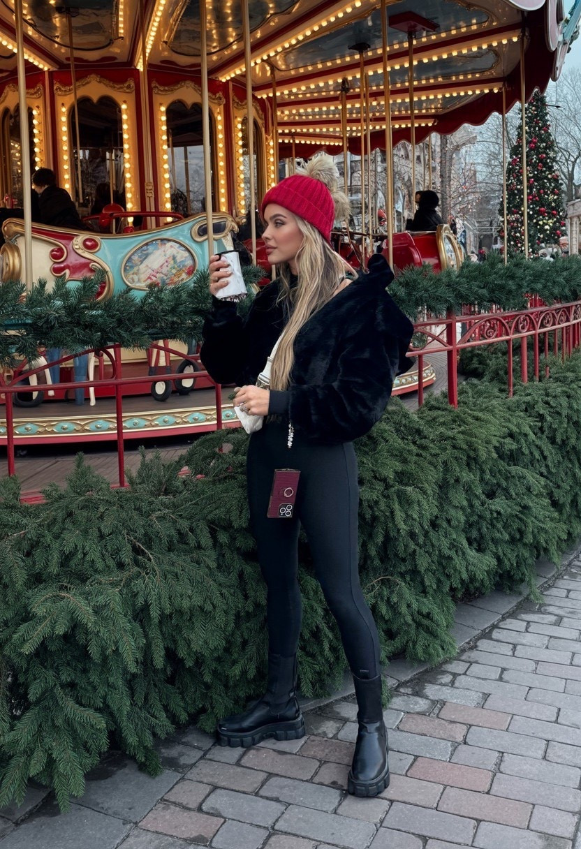 Holiday Carousel Outfit Inspo 🎄✨
Cozy winter vibes with a faux-fur jacket, chunky boots, and the perfect pop of red. This look is cute, warm, and so easy to recreate for Christmas markets, holiday dates, or family winter outings.


#holidayoutfit #winteroutfitinspo #christmasmarketstyle #cozywinterstyle #winterfashion #chunkyboots #fauxfurjacket #leggingsoutfit #amazonfinds #holidaystyle #festivestyle #fashioninspo 

 

#LTKSeasonal #LTKHoliday #LTKOver40