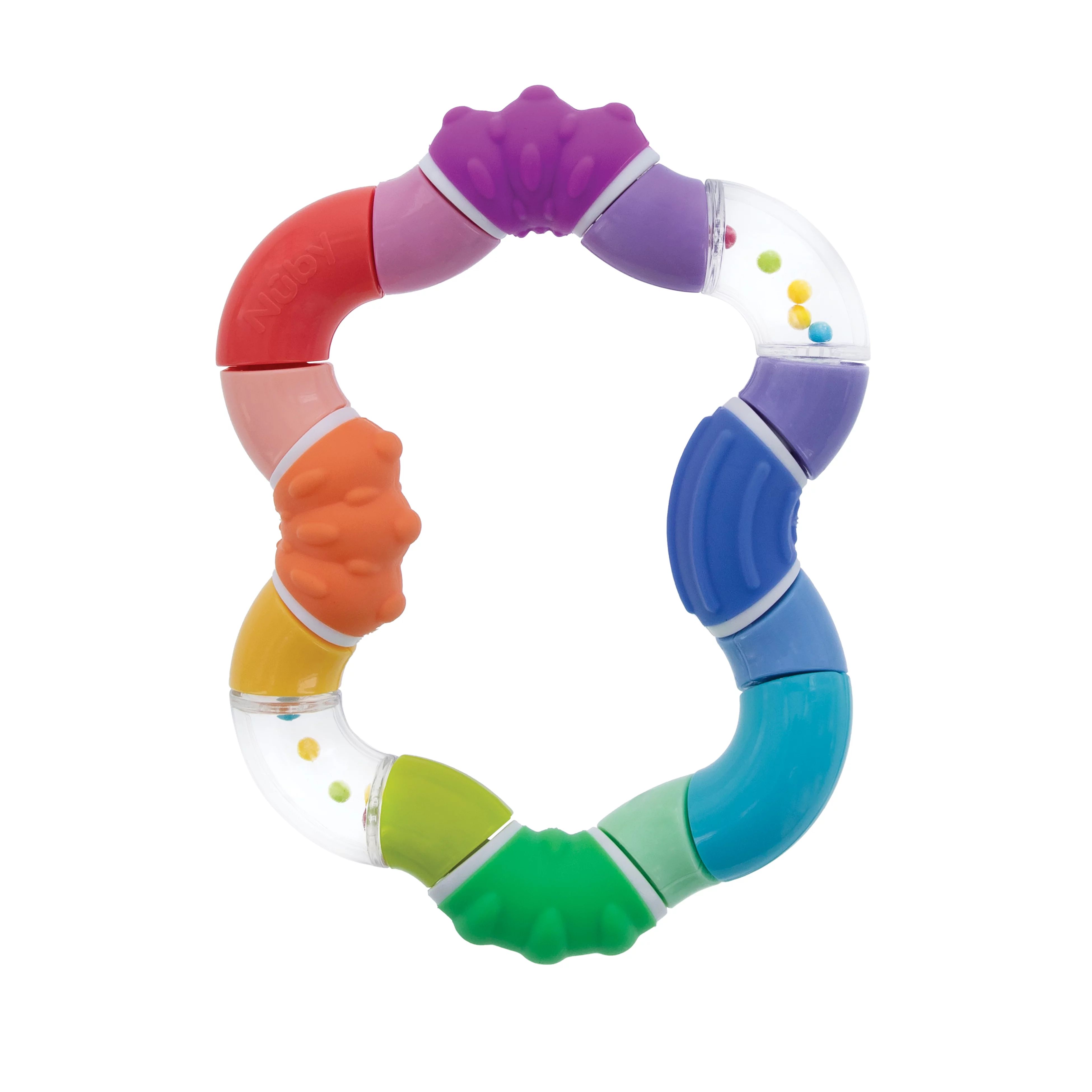Nuby Twista Teether Toy for Babies, Multicolor Design | Walmart (US)