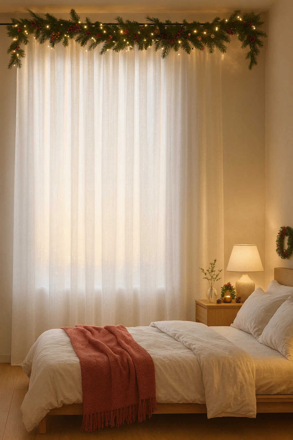 Yarn Linen Look Sheer Custom Curtain | TheHues