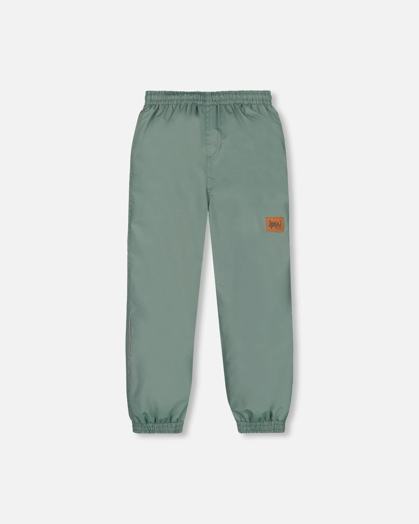 Splash Pants Forest Green | Deux par Deux Childrens Designer Clothing