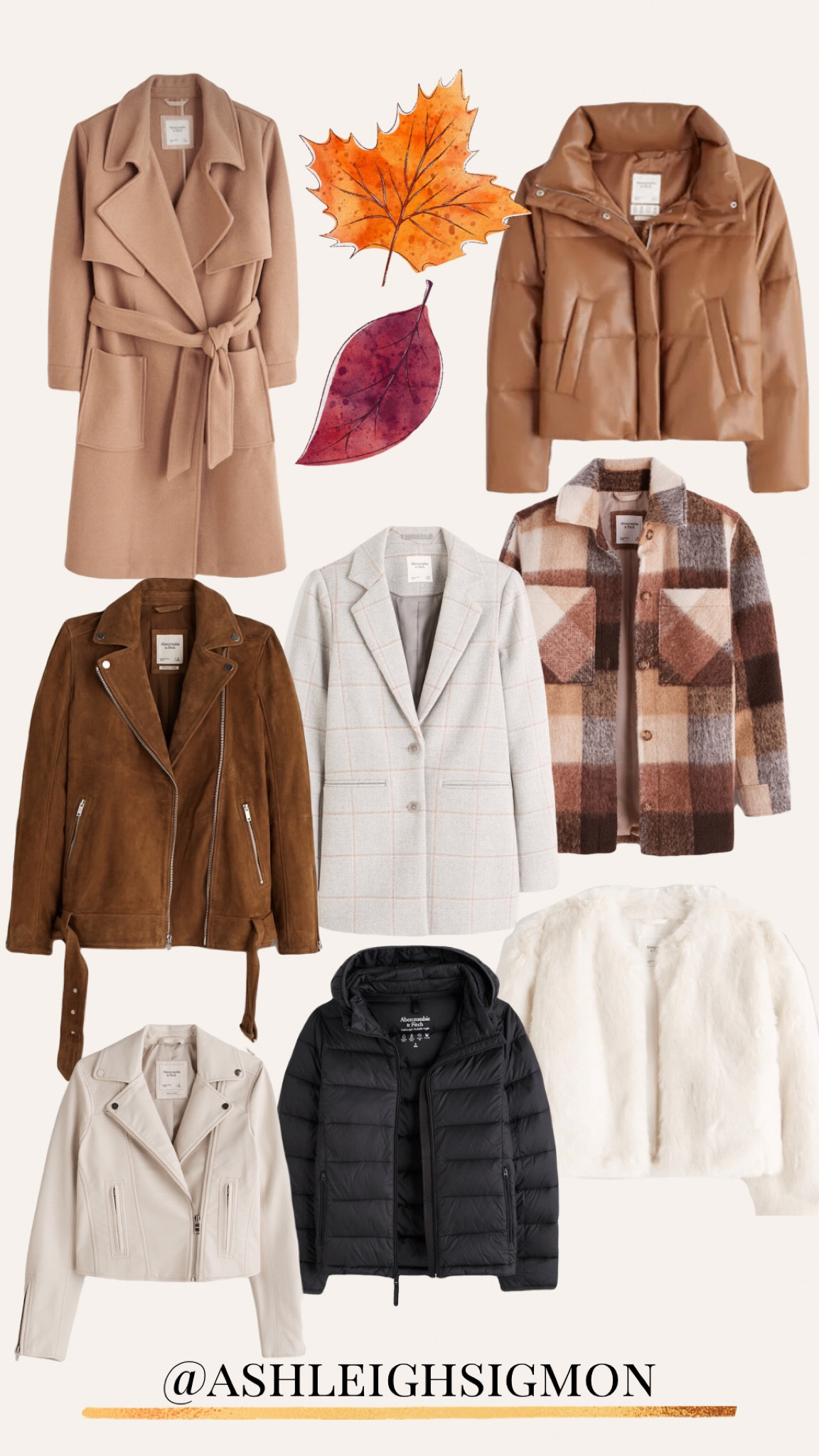 Fall winter jacket
Coat
Faux fur 
Shacket
Moto jacket
Biker jacket
Leather suede 
Trench coat
Puffer jacket
Vegan leather 

#LTKSeasonal #LTKstyletip
