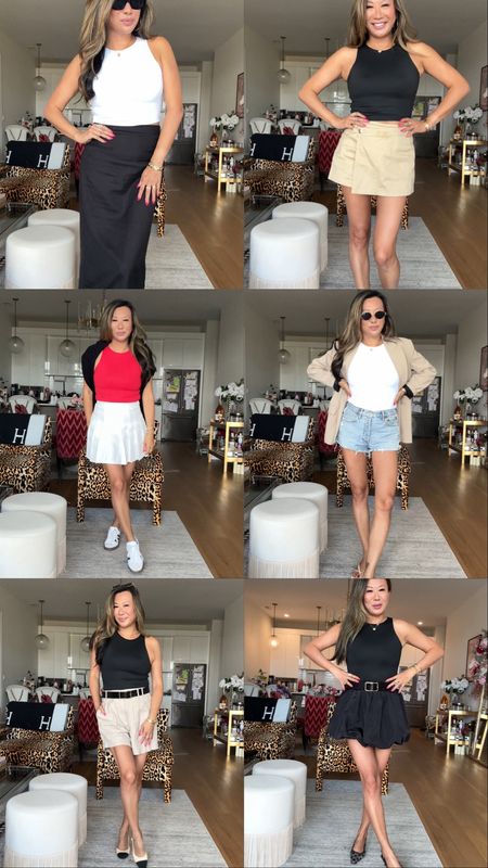 Amazon bodysuit and tops best basics. Comes in a 3 pack and use my 20% off code; Discount code:20IUITVH

Best summer outfits, denim shorts, pleated skirt, flag sweater, affordable summer style. Wearing a small in all  

#LTKFindsUnder50 #LTKSummerSales #LTKStyleTip