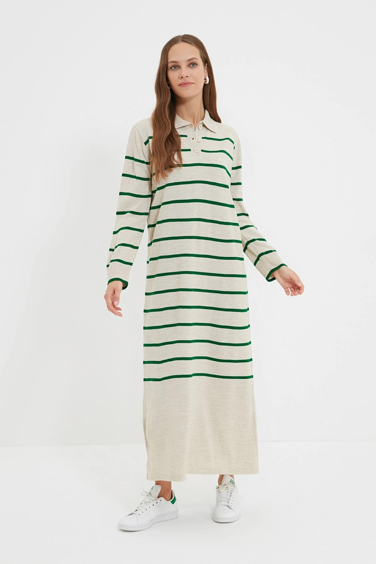 Trendyol Modest Kleid - Beige - Shift | Trendyol DE