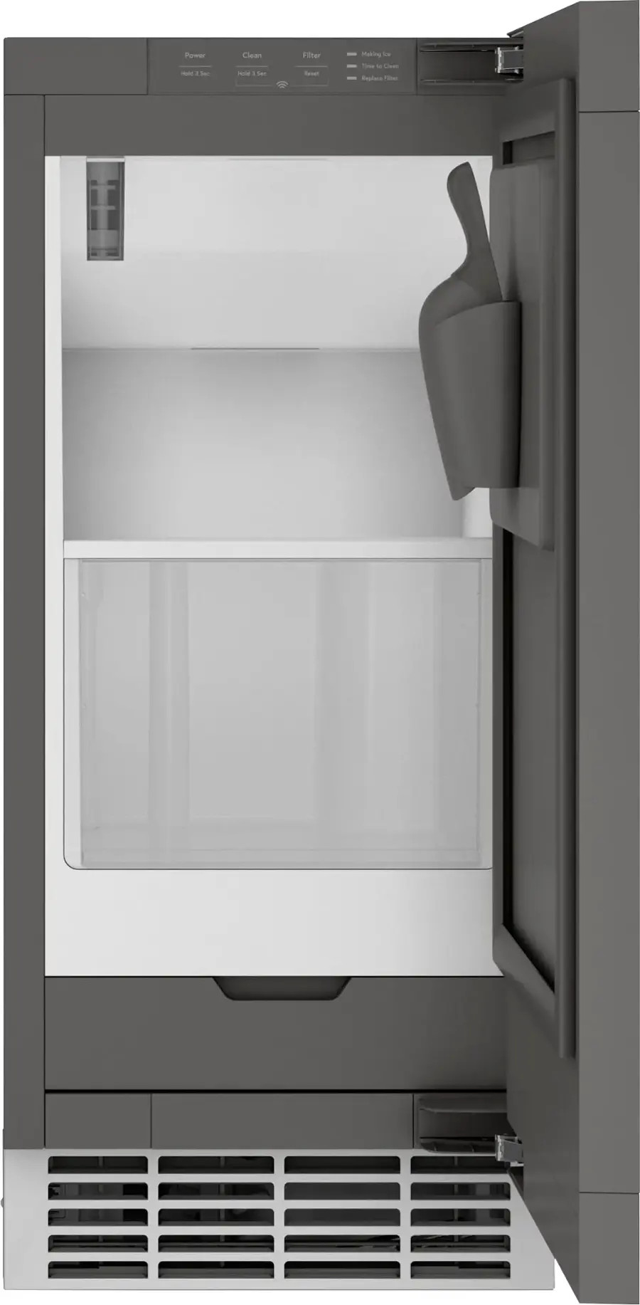 GE Profile - 15" 26-Lb. Built-In Icemaker with Nugget Ice - Custom Panel Ready | Best Buy U.S.