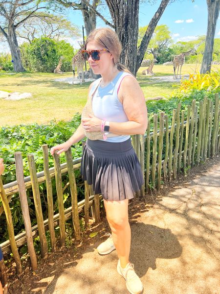 What I wore to Zoo Miami 🤎 

Tank top, tennis skort, sneakers and a cross body bag

#LTKfitness #LTKActive #LTKmidsize