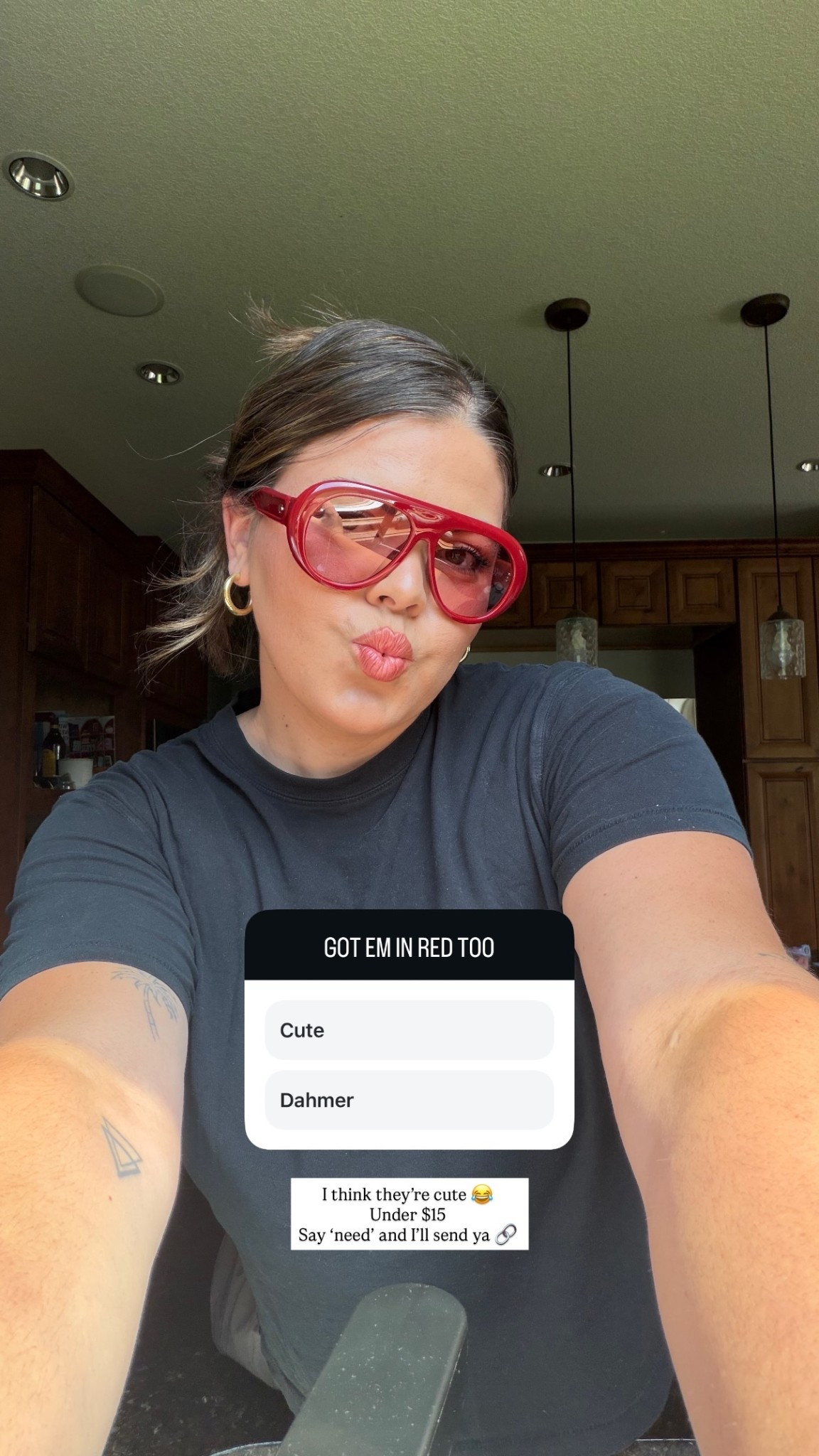 I think they’re cute 😂 
Under $15
Say ‘need’ and I’ll send ya 🔗  @sojosvision