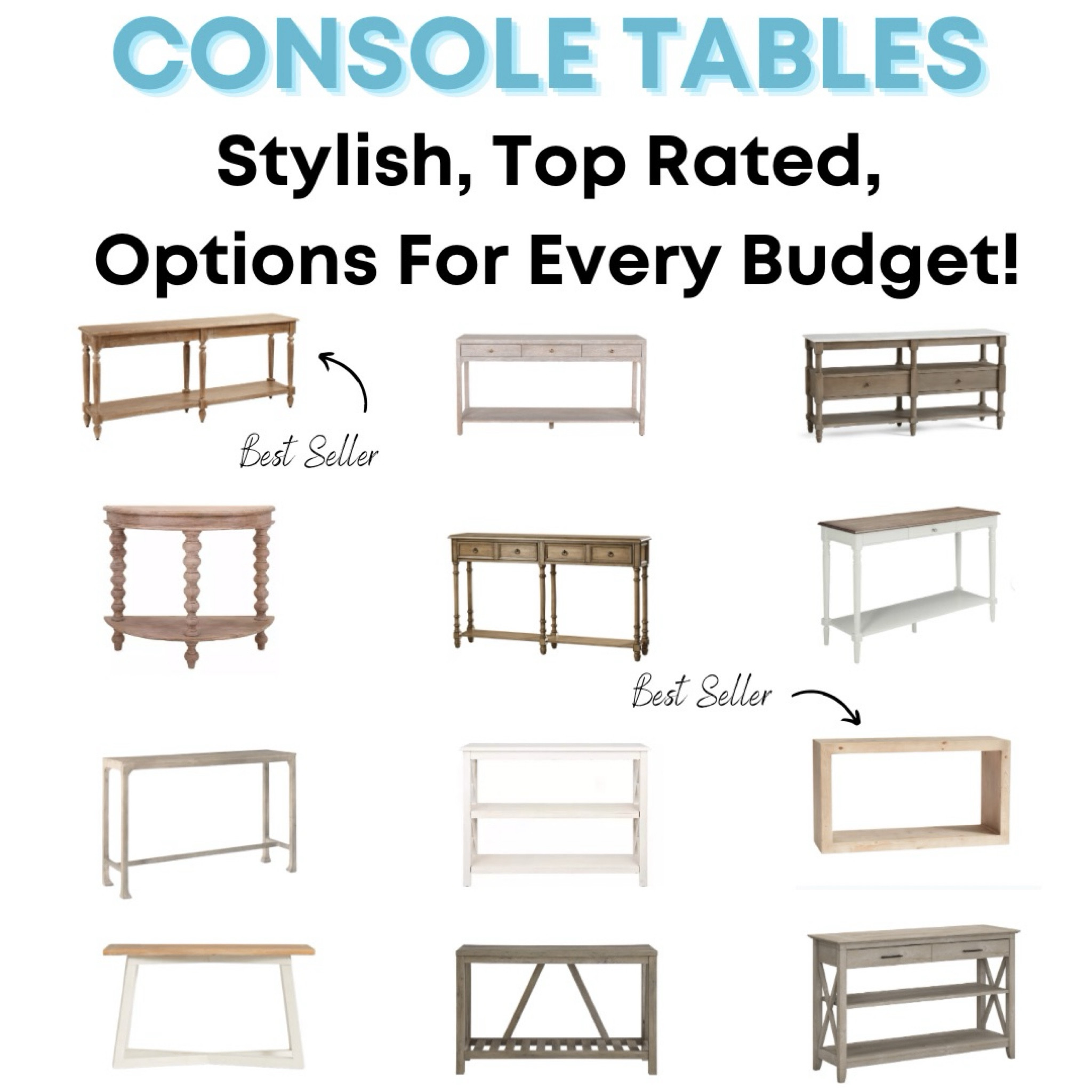 Console table round up! Including console table dupes & console tables under $300!

Foyer table, wood console table, coastal console table, sofa table, hallway table, console table with drawers, console table with shelves, farmhouse console table, best console table, white console table, gray console table, grey console table

#LTKU #LTKHome #LTKSaleAlert