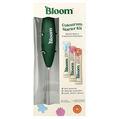 Bloom, Colostrum Starter Kit, 9 Piece Kit | iHerb