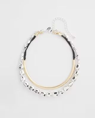 Mixed Metal Convertible Necklace | Chico's