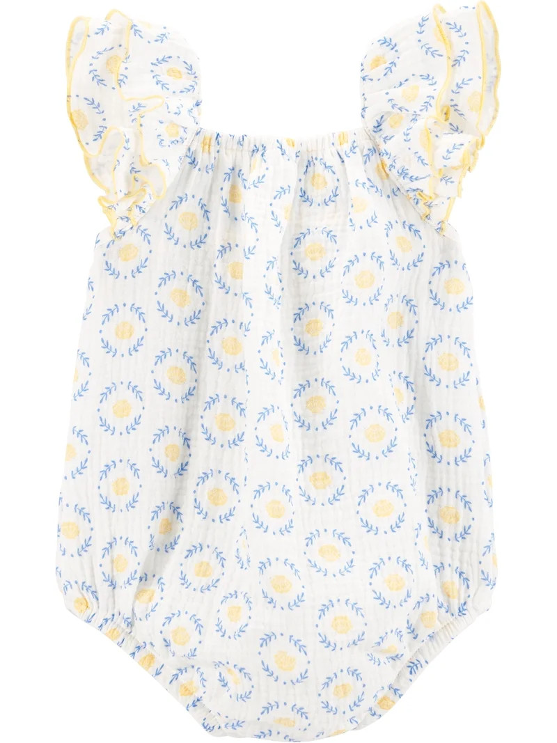 Carter's Child of Mine Baby Girl Bubble Romper, Sizes 0/3-24 Months | Walmart (US)