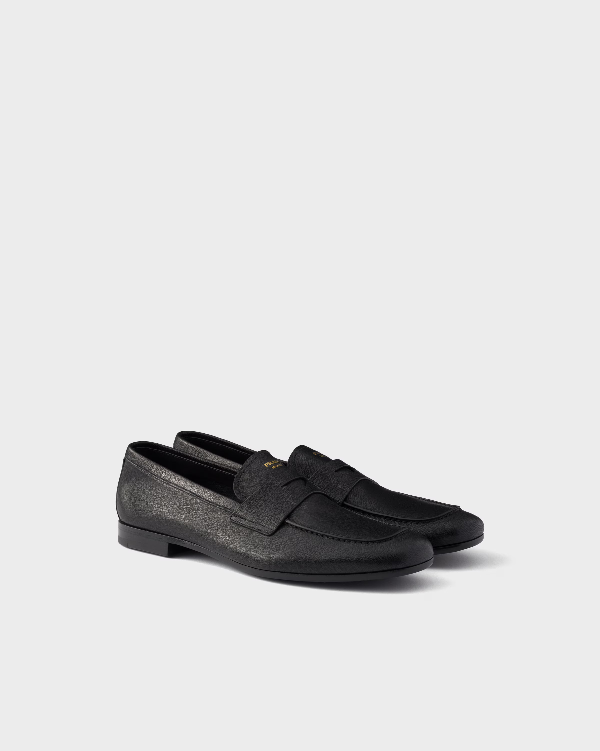 Leather loafers | Prada US