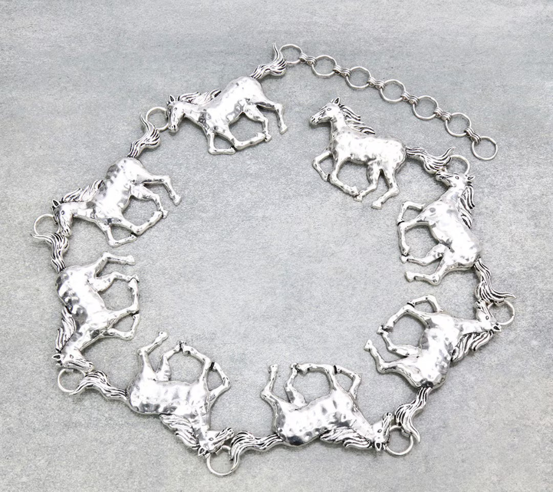 Horse Concho Belt - Etsy | Etsy (US)