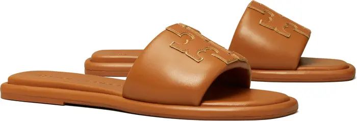 Tory Burch Double-T Leather Sport Slide Sandal (Women) | Nordstrom | Nordstrom