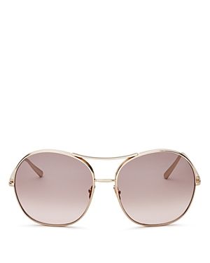 Chloe Round Sunglasses, 61mm | Bloomingdale's (US)
