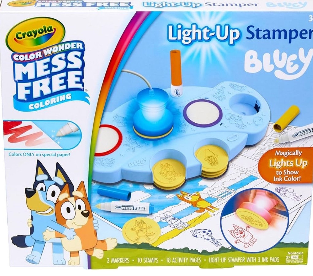 Bluey Crayola color wonder mess free light up stamper 

#LTKKids #LTKSaleAlert #LTKFindsUnder50