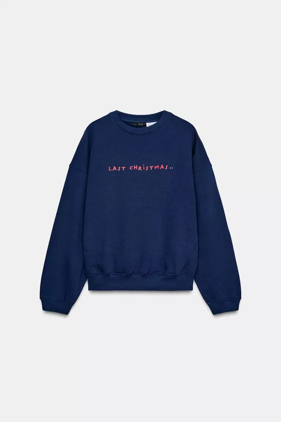 GEORGE MICHAEL CHRISTMAS SWEATSHIRT | Zara Canada