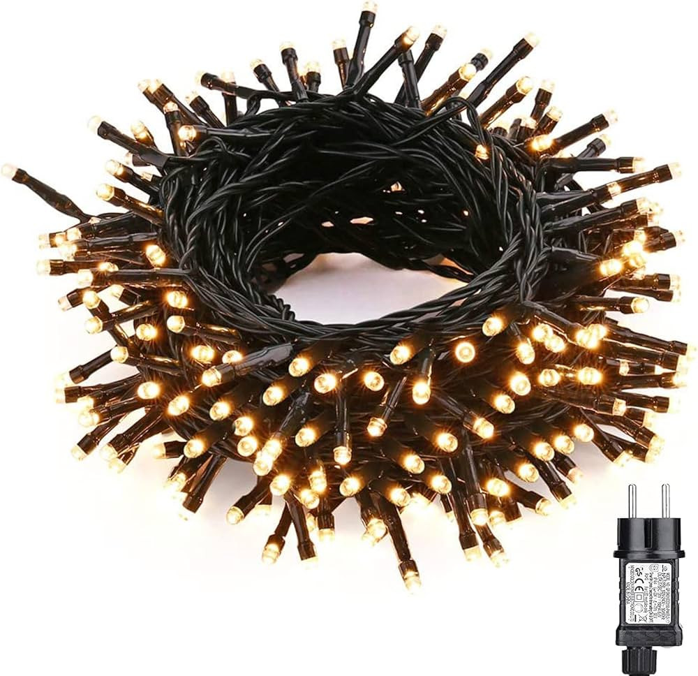 NEXVIN LED Lichterkette Weihnachtsbeleuchtung, 20M 200 LED Lichterkette Weihnachtsbaum Warmweiß ... | Amazon (DE)
