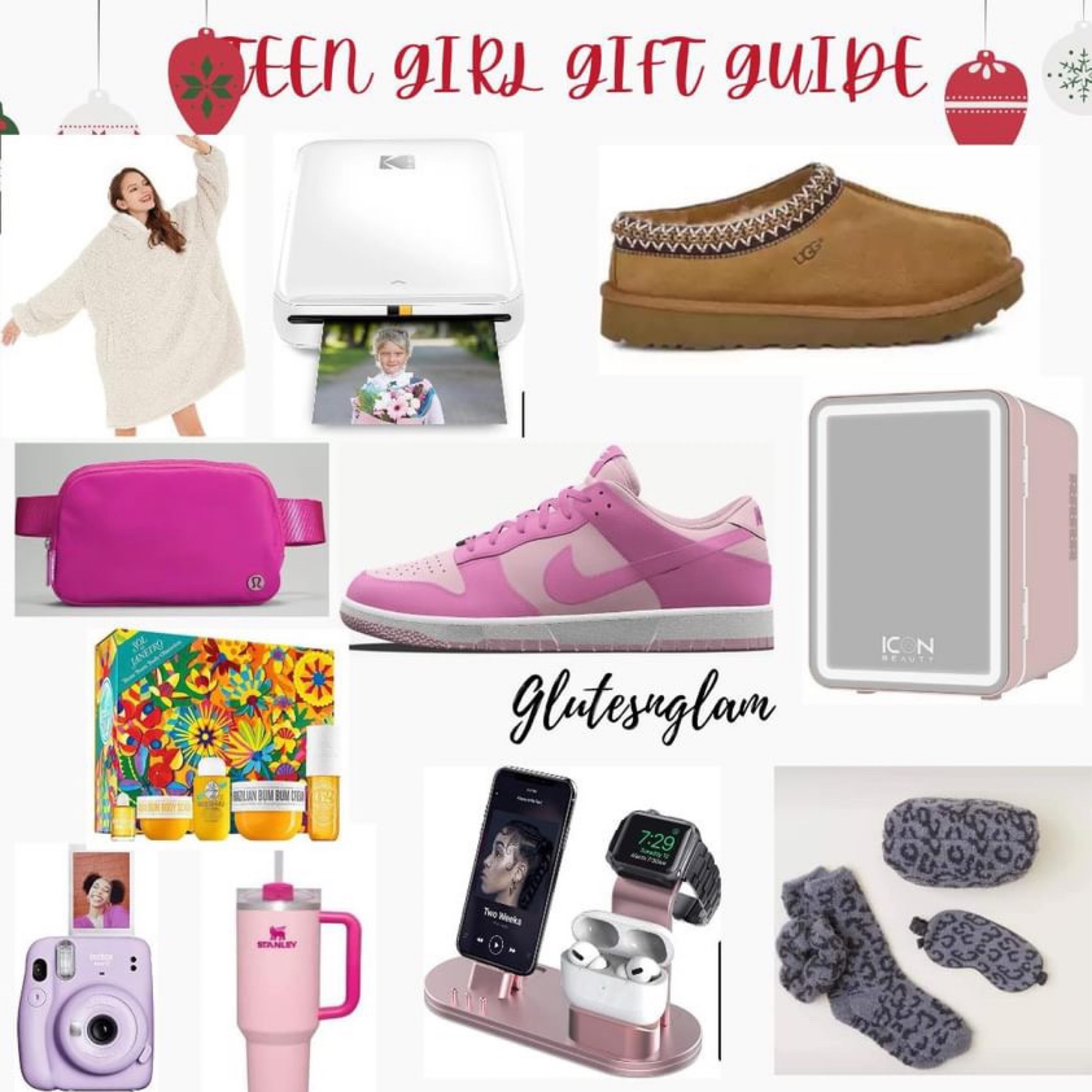 Teen and tween girl gift guide, gifts for her, Ugg Tasman, mini fridge, Christmas gift ideas for teens, Stanley, Teen gift guide, Christmas gifts for tweens and teens, Christmas gift ideas, gift guide, Uggs, mini fridge. Barefoot dreams, Stanley tumblers, snuggies, photo printer, Nike dunks, Nike, Christmas gifts  

#LTKsalealert #LTKGiftGuide #LTKfindsunder100