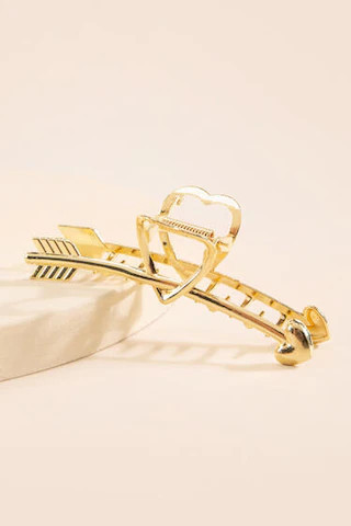 Heart and Arrow Claw Clip - francesca's | Francesca's