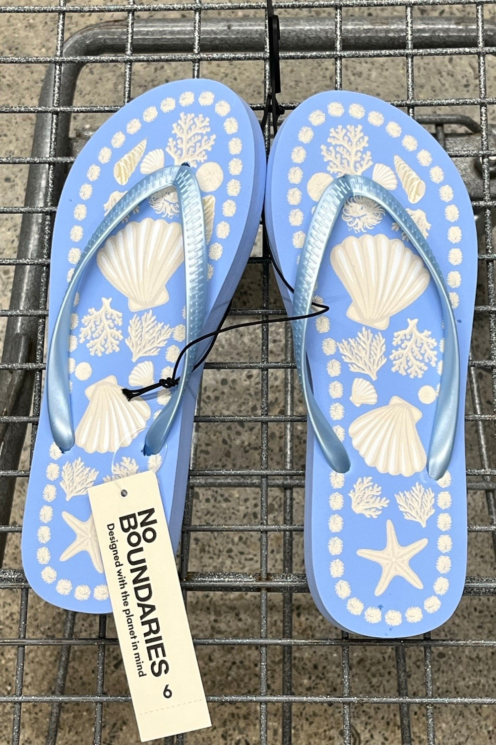 These flip flops are a pretty blue and white and an inexpensive addition to your beach wedding outfit. Under $6 at Walmart. 

Something blue, bride to be, resort wear 2026, beach vacation wear, destination wedding. 

#LTKTravel #LTKSeasonal #LTKWedding