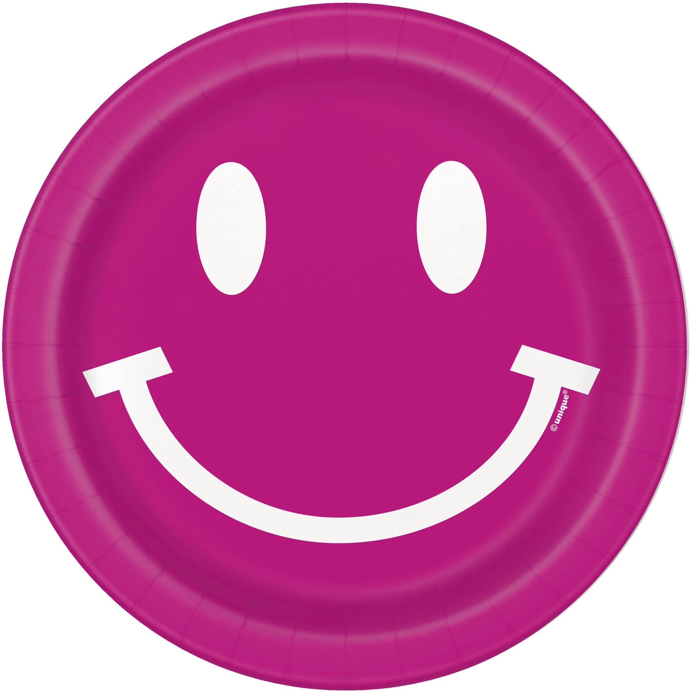Way to Celebrate! Cheerful Pink Paper Dessert Plates, 7in, 10ct - Walmart.com | Walmart (US)