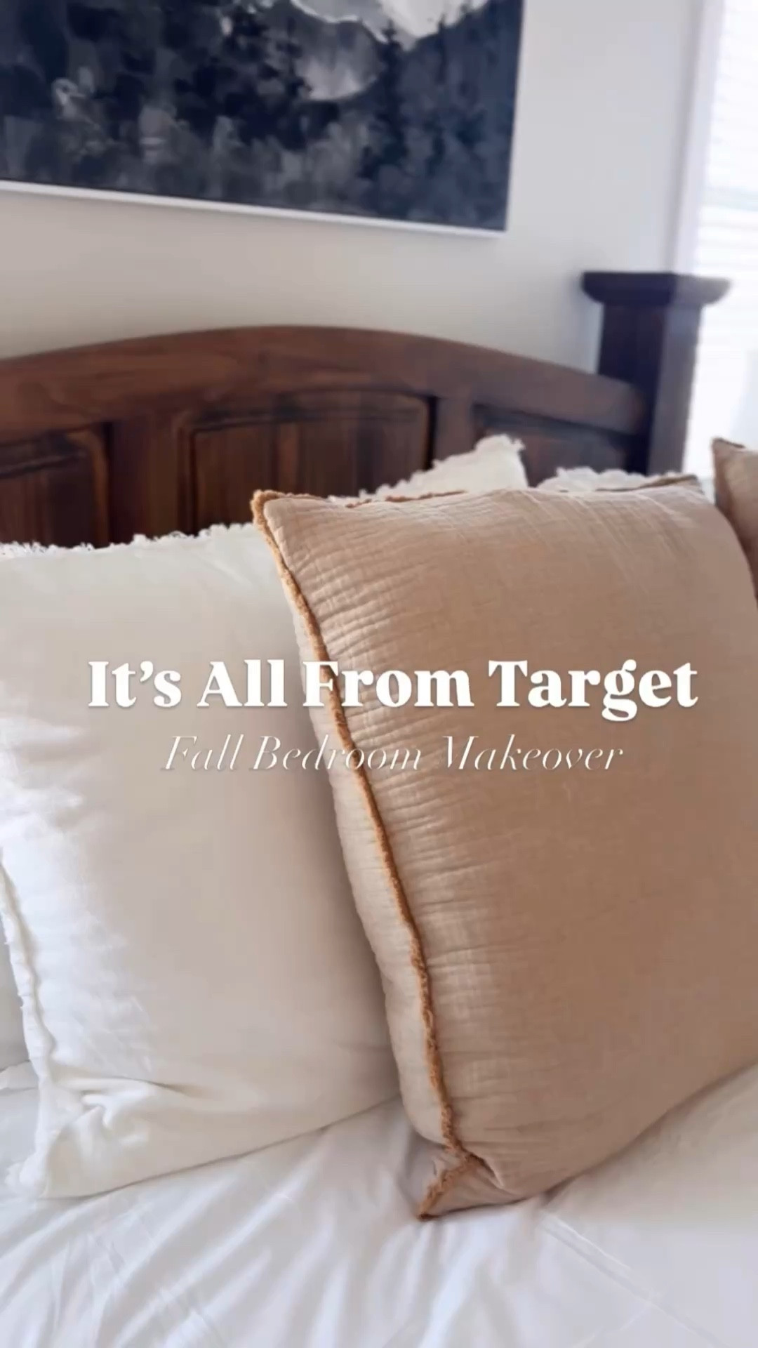 Luxury bedding without the luxury price!! I can’t believe this is all pretty much from Target! So affordable and adding the right texture of pillows and throws can make it have that designer look! 

Master Bedroom | King Bedding | cozy fall bedroom | target finds | target home

#LTKSeasonal #LTKVideo #LTKHome