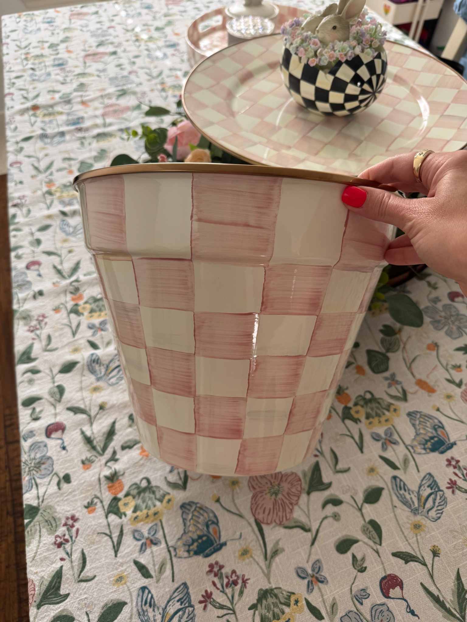 New Mackenzie Childs planter!

#LTKHome #LTKFindsUnder50 #LTKFindsUnder100