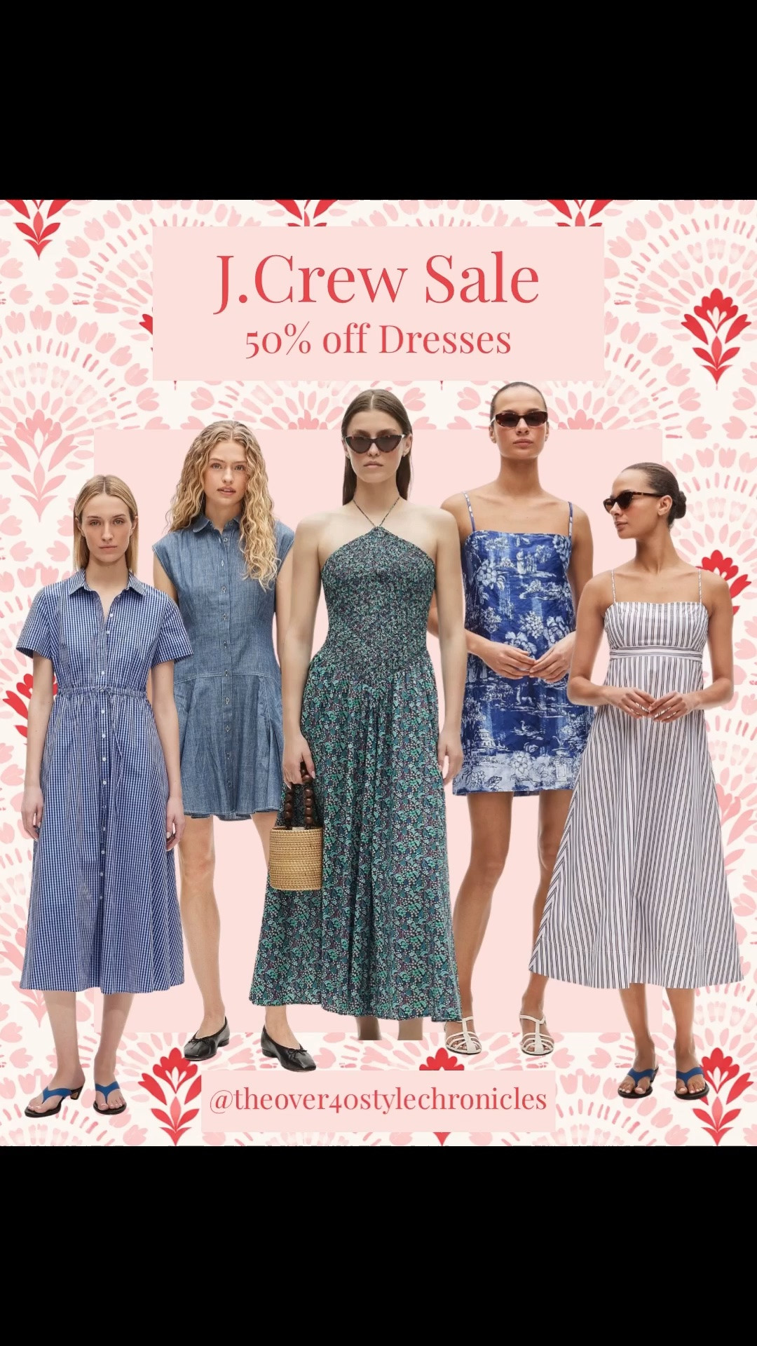 J.Crew is doing 50% off dresses and there are so many classic summer pieces included. From easy striped midi dresses to polished printed styles that look much more expensive than they are, this sale feels very “Hamptons meets effortless everyday.”

I rounded up my favorites that would work for vacations, brunch, summer events, work, or just looking a little more pulled together without overthinking it. The blue prints and classic stripes are especially good right now.

j crew sale, j crew dresses, summer dresses, classic dresses, preppy style, over 40 fashion, chic summer outfits, striped dress, blue floral dress, midi dress, vacation dresses, timeless style, classy outfits, elevated casual, feminine style, polished style, summer outfit ideas, affordable fashion, resort wear, classic chic, effortless style, brunch outfit, workwear dresses, southern style, east coast style

#LTKSaleAlert #LTKTravel #LTKU