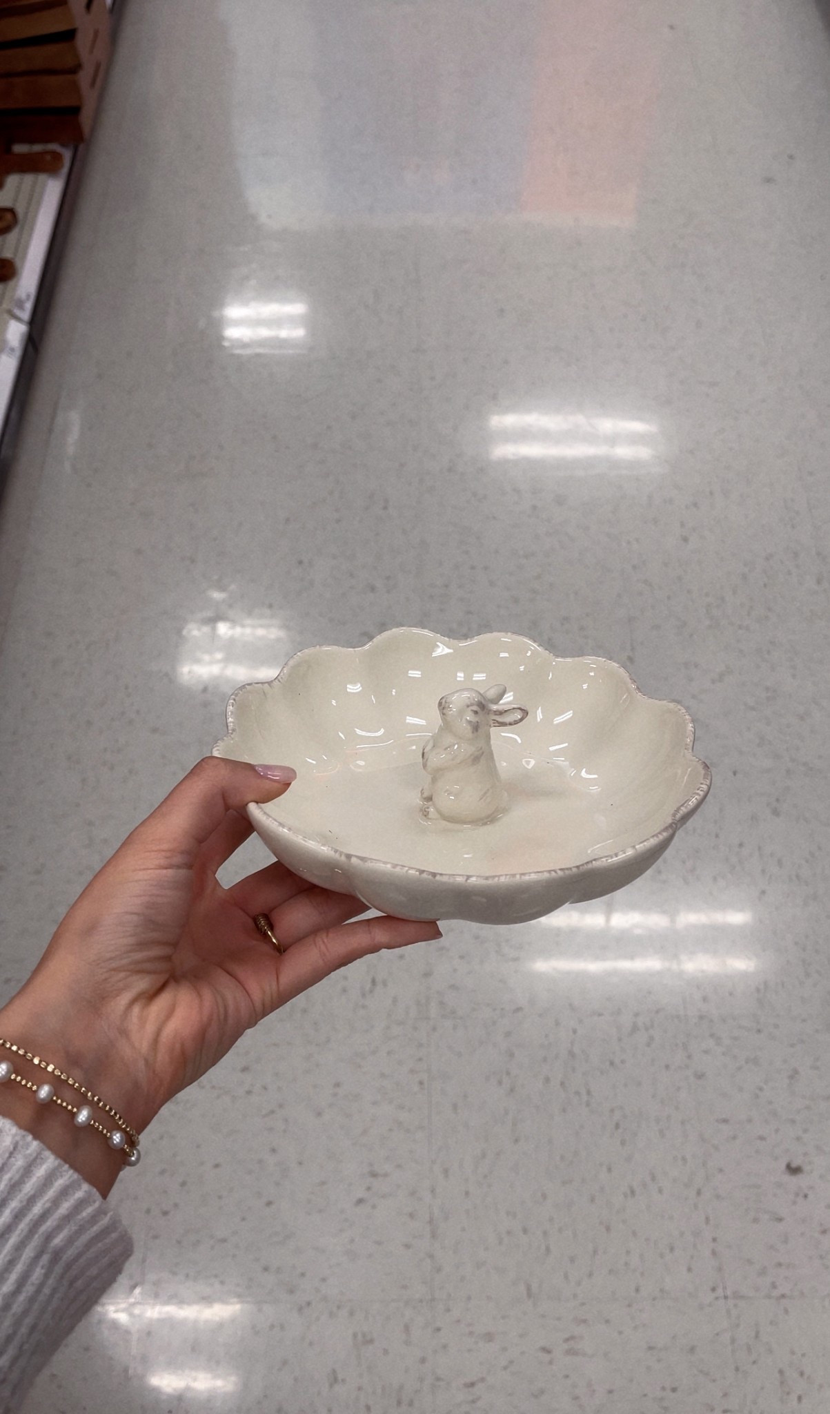 Cutest bunny dish! 🤍🐰 

#LTKHome #LTKSeasonal